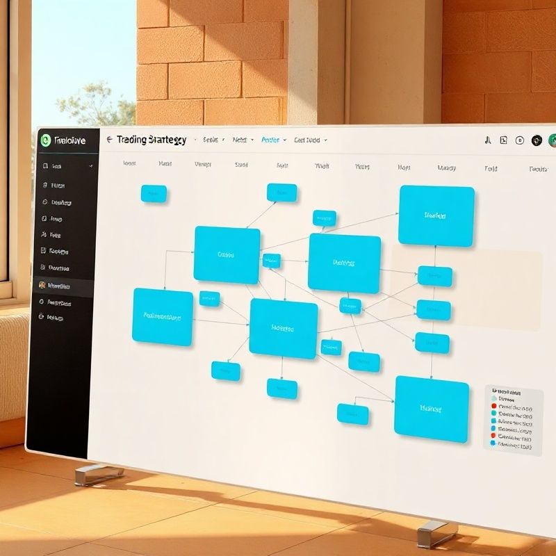 Editor visual de estrategias de trading en Avontrii